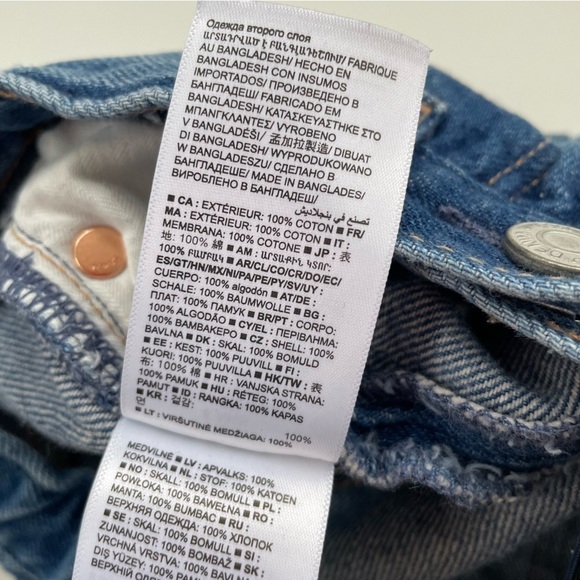 Baby GAP LOT OF 2 Denim Shorts, Ruffle Mom Distressed Stride Shorts Size 3 and 4 - Picture 8 of 8